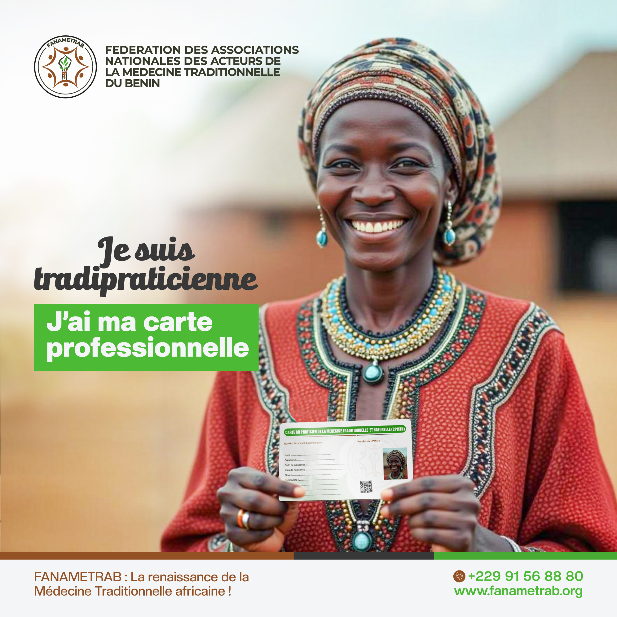 Ma carte professionnelle, ma fierté